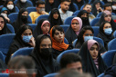 سخنرانی نماینده دانشجویان دانشگاه صنعتی بیرجند در دیدار با رئیس دستگاه قضا