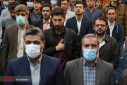 سخنرانی نماینده دانشجویان دانشگاه صنعتی بیرجند در دیدار با رئیس دستگاه قضا