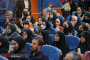 سخنرانی نماینده دانشجویان دانشگاه صنعتی بیرجند در دیدار با رئیس دستگاه قضا