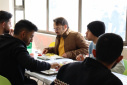گزارش تصویری حضور هیأت رئیسه دانشگاه در سلف سرویس دانشجویان به مناسب روز دانشجو