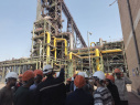 بازدید علمی دانشجویان مهندسی مکانیک دانشگاه صنعتی بیرجند از کارخانه فولاد و سیمان قائن