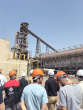 بازدید علمی دانشجویان مهندسی مکانیک دانشگاه صنعتی بیرجند از کارخانه فولاد و سیمان قائن
