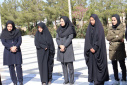 آیین تجدید میثاق با شهدا و محکومیت جنایات امریکا و اسرائیل همزمان با اولین روز کاری سال جدید
