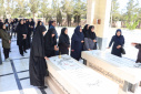 آیین تجدید میثاق با شهدا و محکومیت جنایات امریکا و اسرائیل همزمان با اولین روز کاری سال جدید