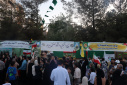 برپایی موکب فرهنگی دانشگاه صنعتی بیرجند در راهپیمایی بزرگ عید غدیر