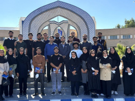بازدید علمی دانشجویان مهندسی مواد و متالورژی دانشگاه صنعتی از کارخانه کویرتایر