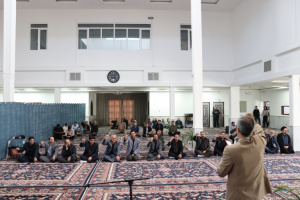 برگزاری مراسم پرفیض زیارت عاشورا در دانشگاه صنعتی بیرجند به مناسبت چهلمین روز یادبود رهبر شهید انقلاب اسلامی
