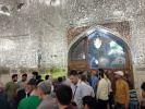 گزارش تصویری زیارت کاروان مراسم سالگرد ارتحال حضرت امام خمینی (ره) از شهید جمهور، آیت الله سید ابراهیم رئیسی، واقع در حرم امام رضا